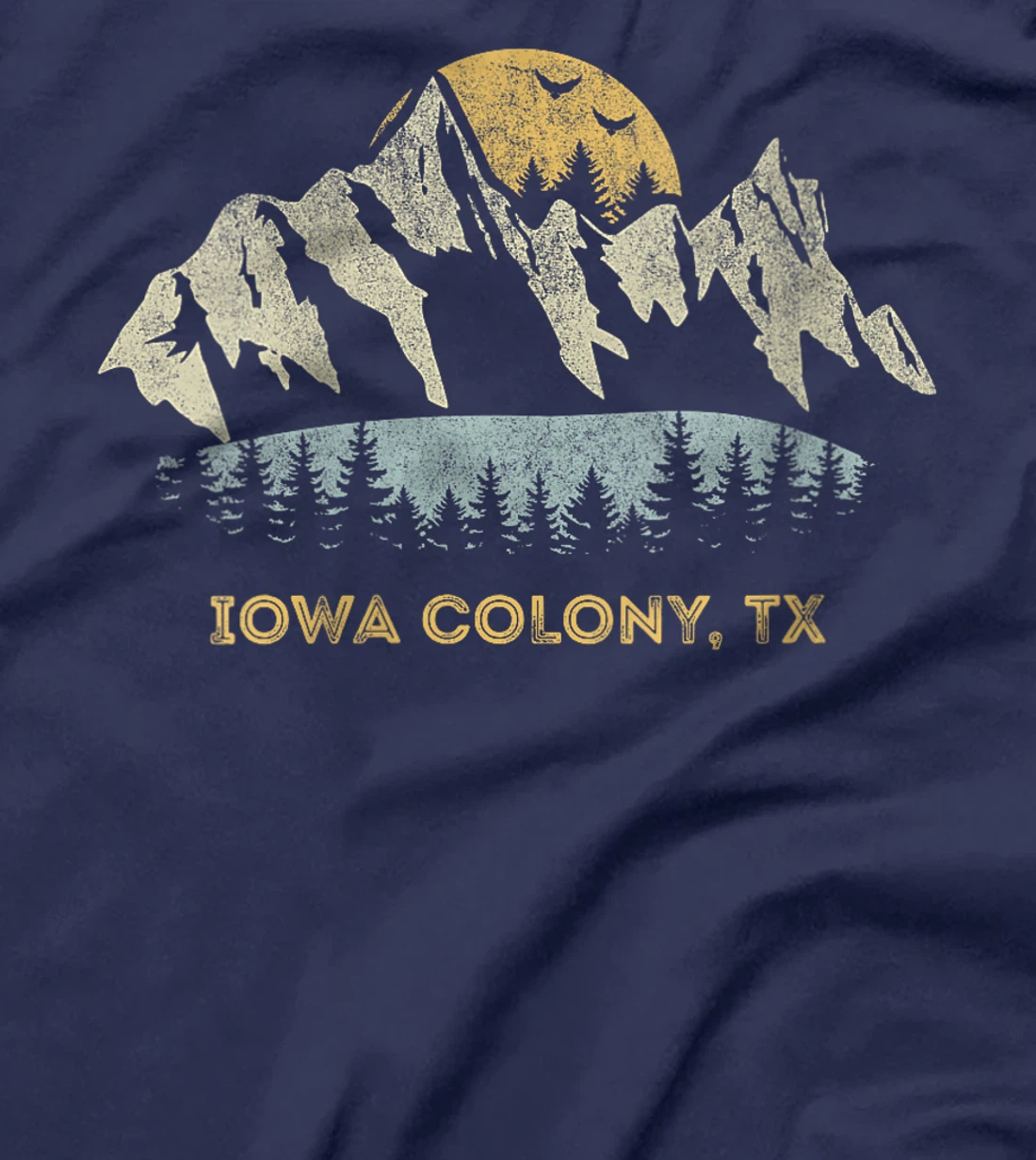Womens Iowa Colony Texas Mountain Sunset Sunrise TX T-Shirt