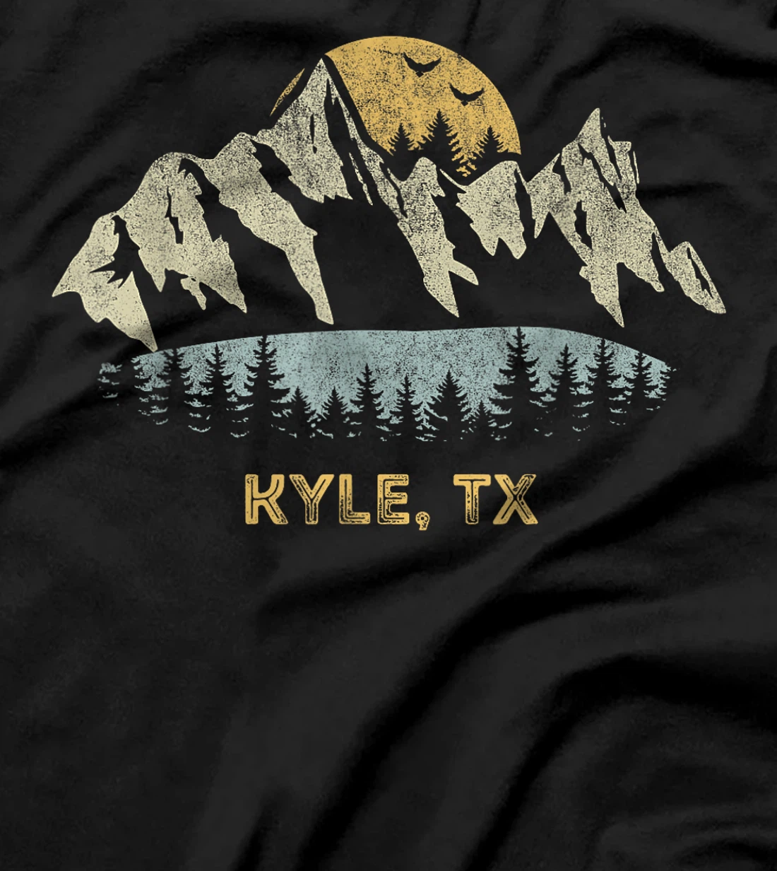 Kyle Texas Mountain Sunset Sunrise TX T-Shirt