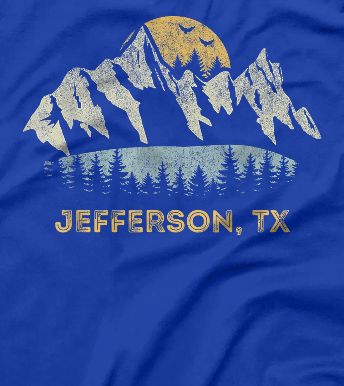 Jefferson Texas Mountain Sunset Sunrise TX T-Shirt