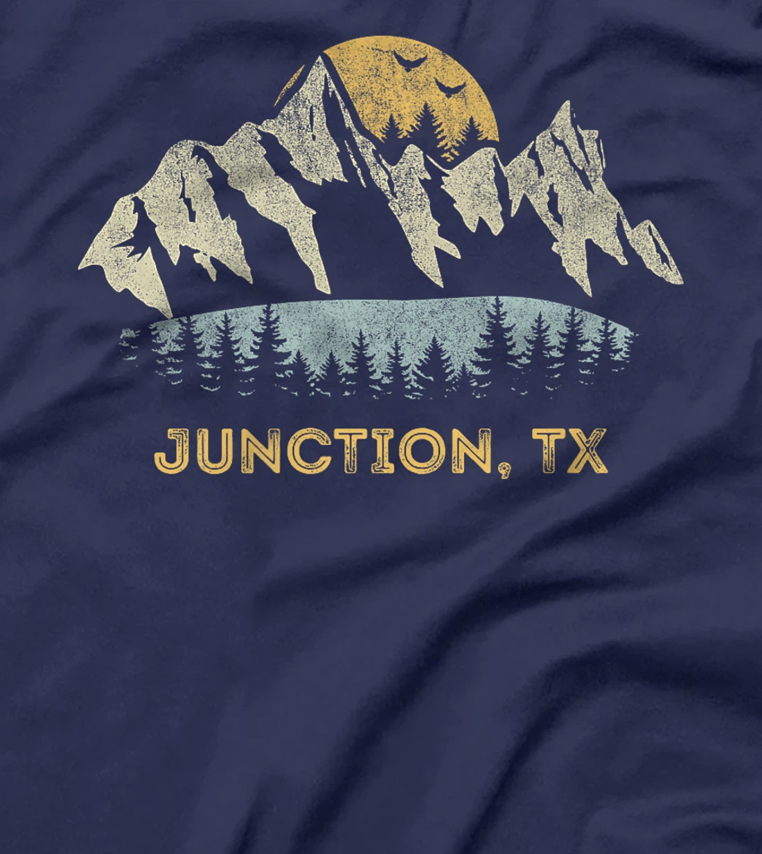 Junction Texas Mountain Sunset Sunrise TX Premium T-Shirt