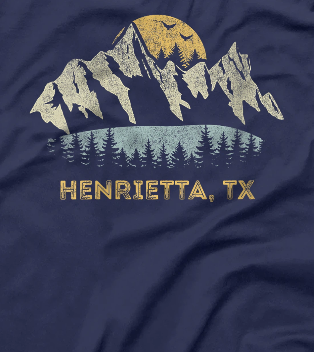 Womens Henrietta Texas Mountain Sunset Sunrise TX T-Shirt