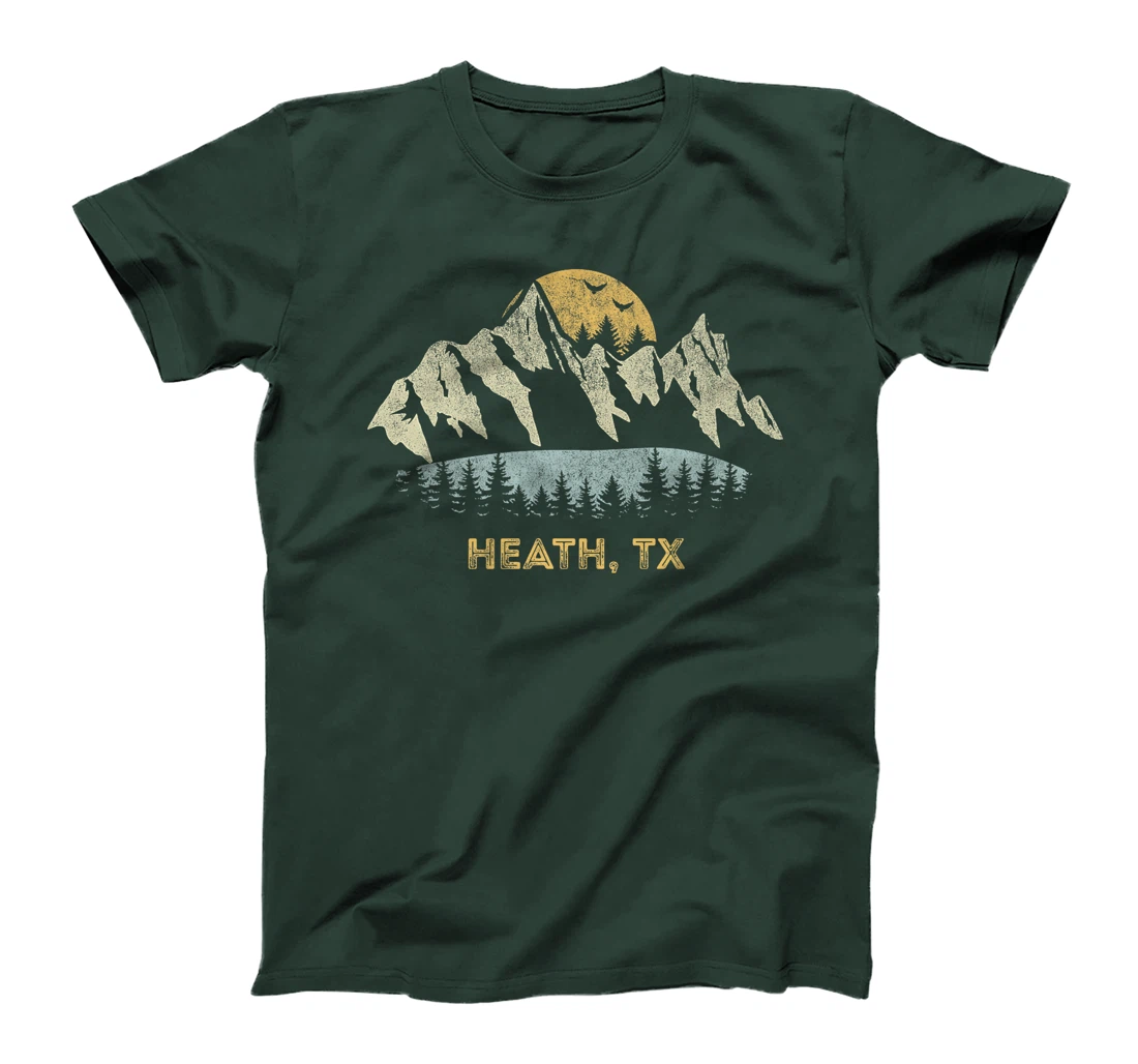 Womens Heath Texas Mountain Sunset Sunrise TX T-Shirt