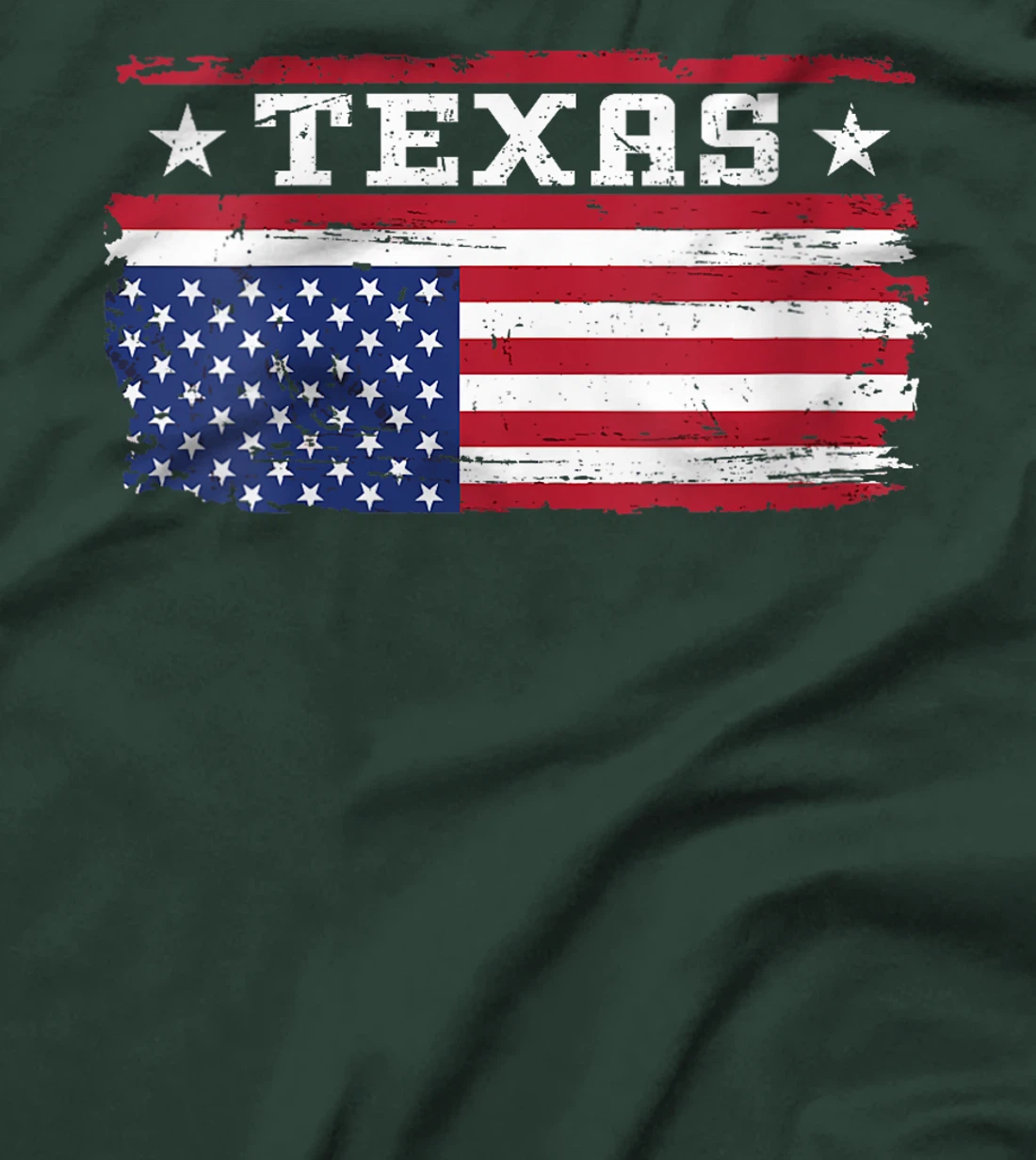 Womens Upside Down American Flag Texas Patriotic Distress T-Shirt