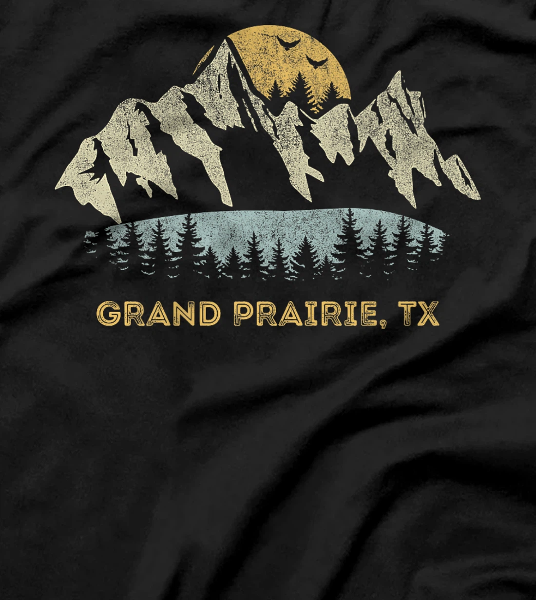 Womens Grand Prairie Texas Mountain Sunset Sunrise TX T-Shirt