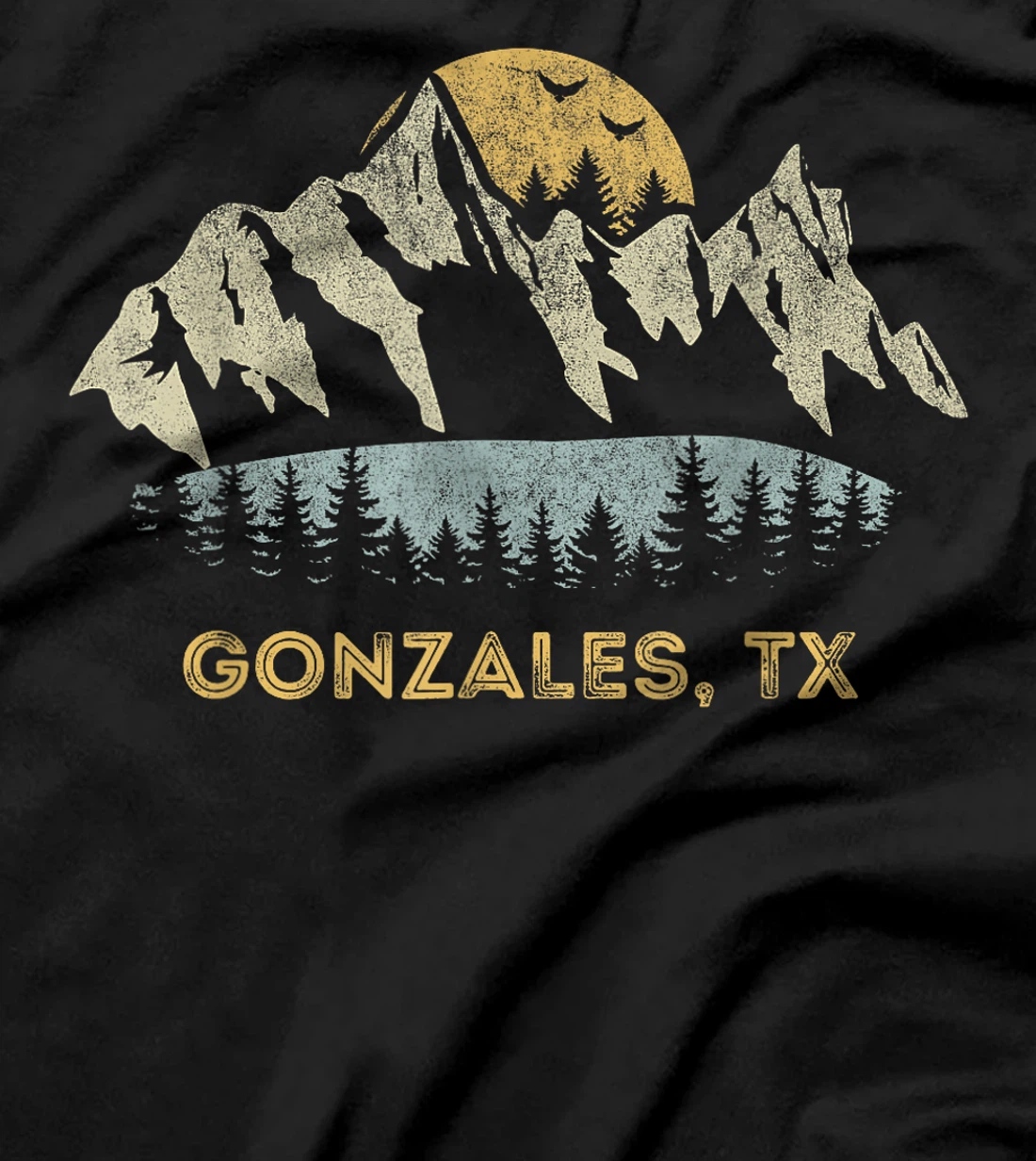 Gonzales Texas Mountain Sunset Sunrise TX T-Shirt