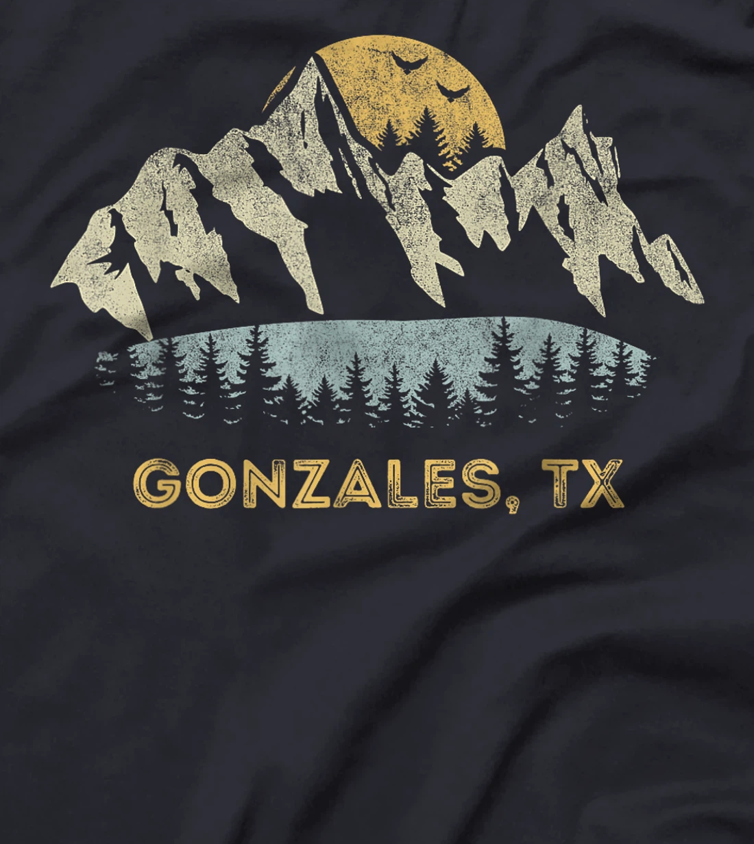 Gonzales Texas Mountain Sunset Sunrise TX T-Shirt
