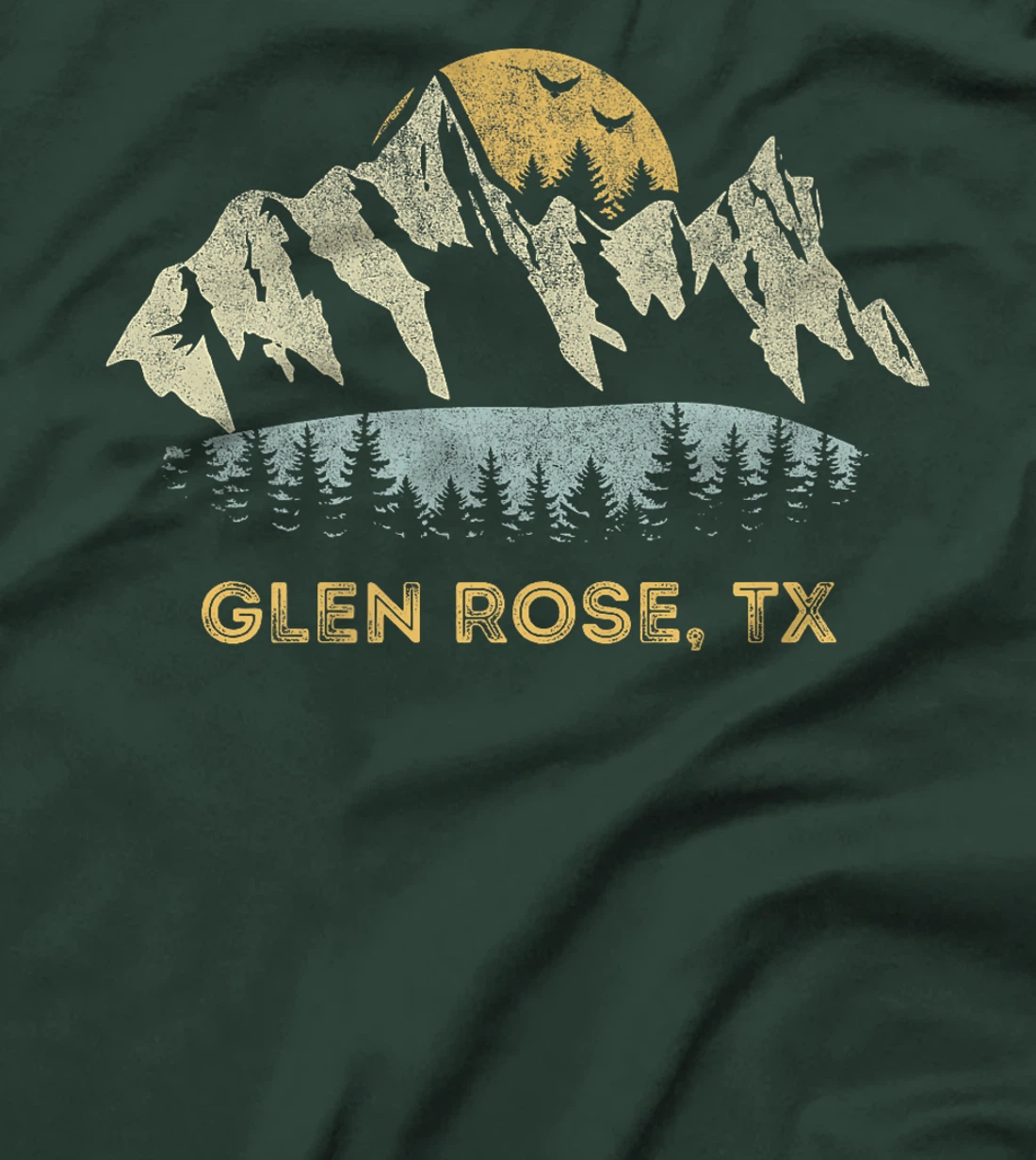 Glen Rose Texas Mountain Sunset Sunrise TX Premium T-Shirt