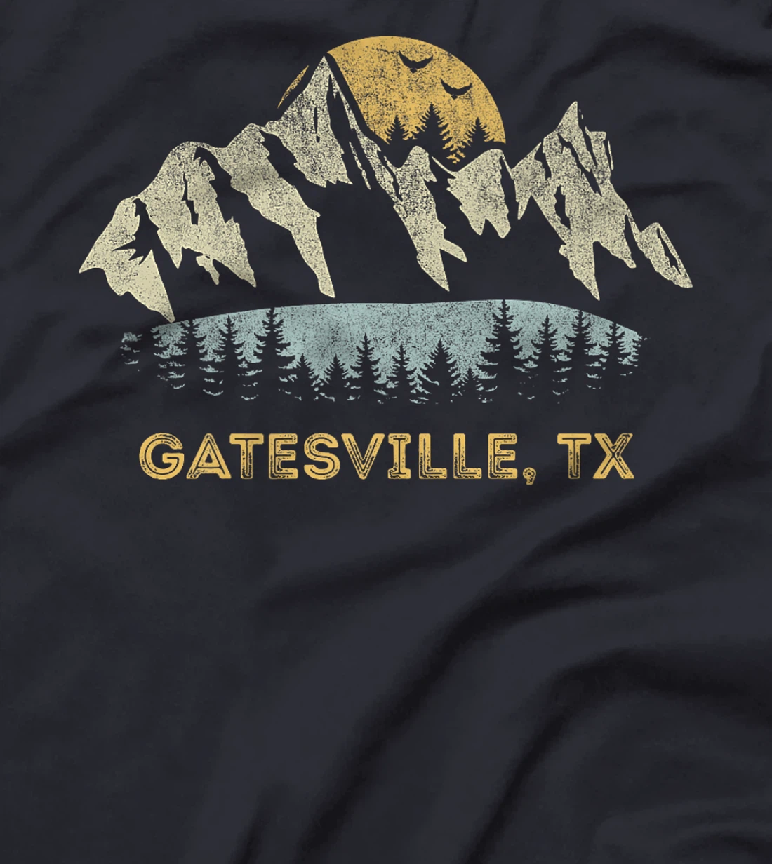 Gatesville Texas Mountain Sunset Sunrise TX Premium T-Shirt