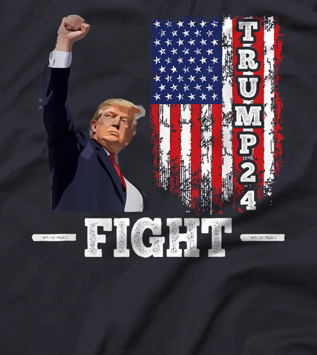 Trump 2024 Assasination Butler Pennsylvania Trump Fight T-Shirt