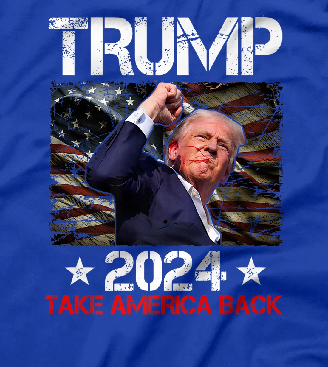 Trump Fist Pump Shot At Trump 2024 Trump Survives Rally Premium T-Shirt