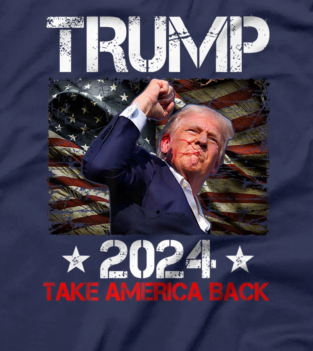 Trump Fist Pump Shot At Trump 2024 Trump Survives Rally Premium T-Shirt