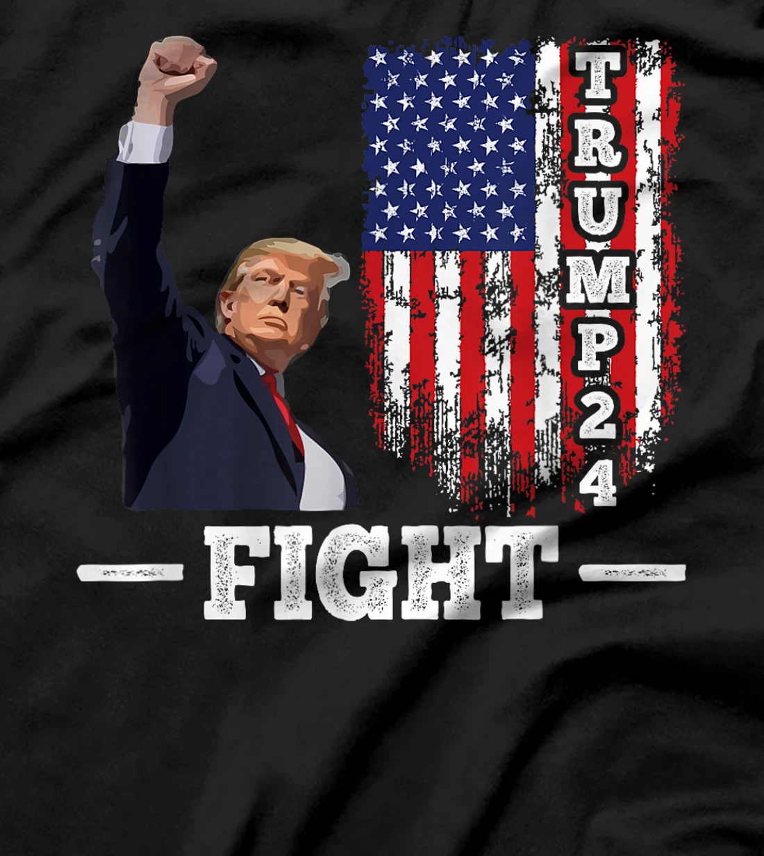 Trump 2024 Assasination Butler Pennsylvania Trump Fight T-Shirt