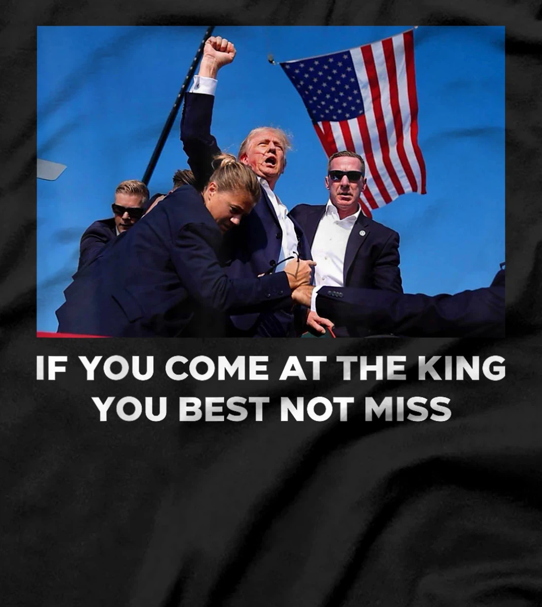 Trump If You Come At The King You Best Not Miss Saying 2024 T-Shirt