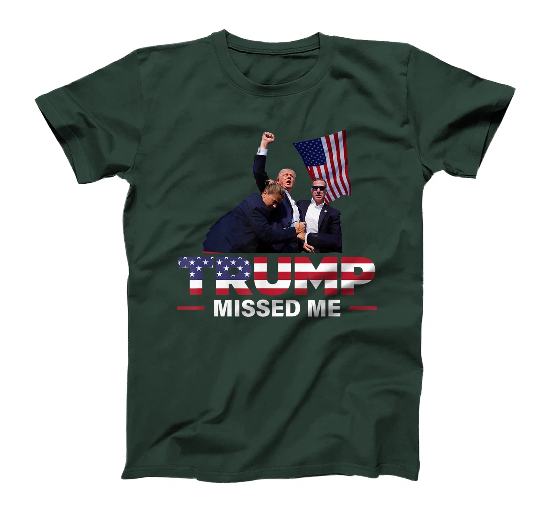 Donald Trump 2024 - Missed Me Survived Shot At Election T-Shirt