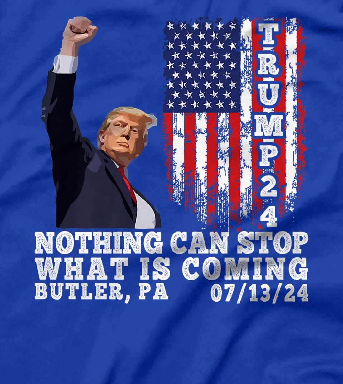 Trump Fight 2024 Butler Pennsylvania Assasination Attempt Premium T-Shirt