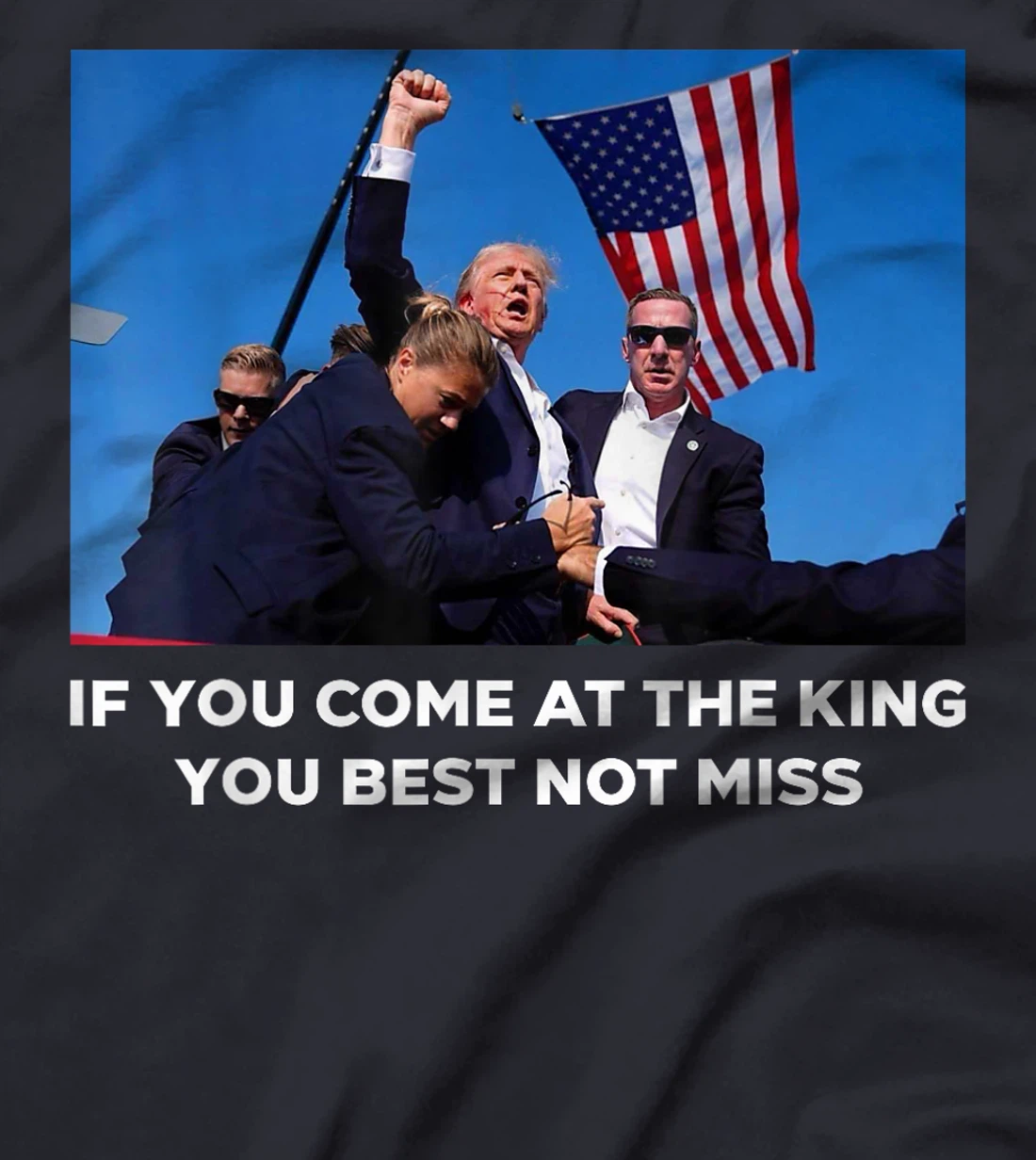 Trump If You Come At The King You Best Not Miss Saying 2024 T-Shirt