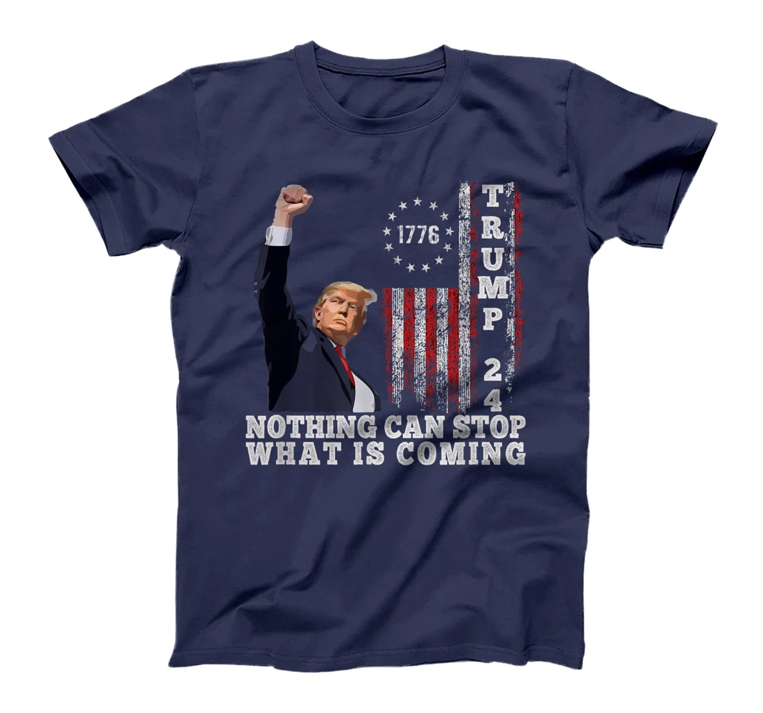 Trump Fight 2024 Nothing Can Stop Trump Shot T-Shirt