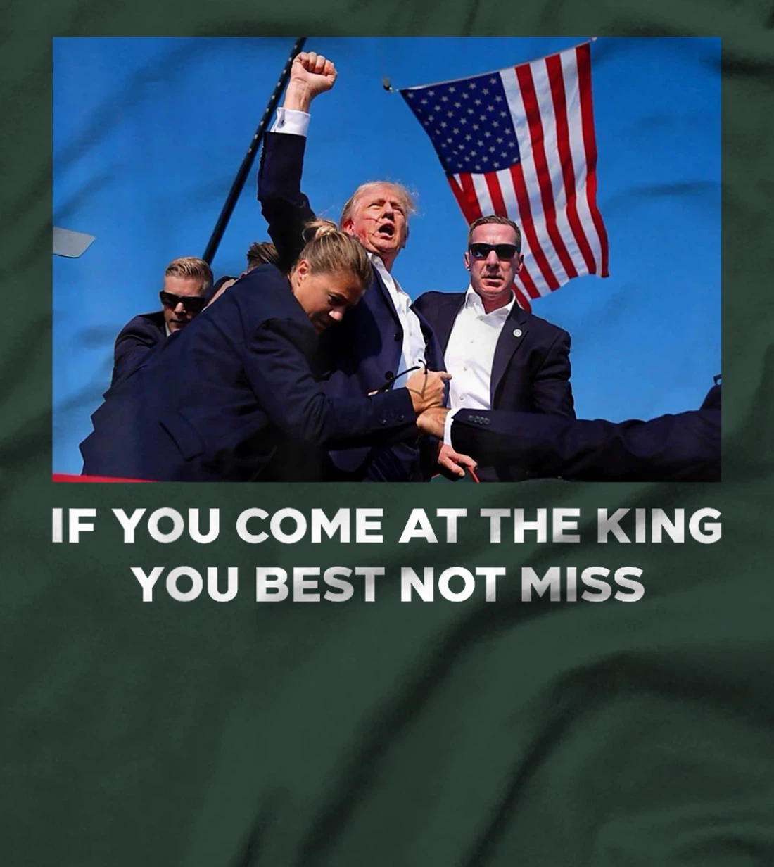 Trump If You Come At The King You Best Not Miss Saying 2024 T-Shirt