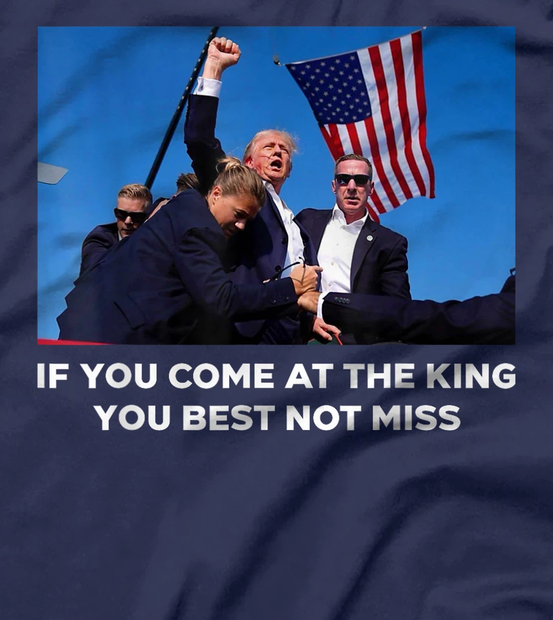Trump If You Come At The King You Best Not Miss Saying 2024 T-Shirt