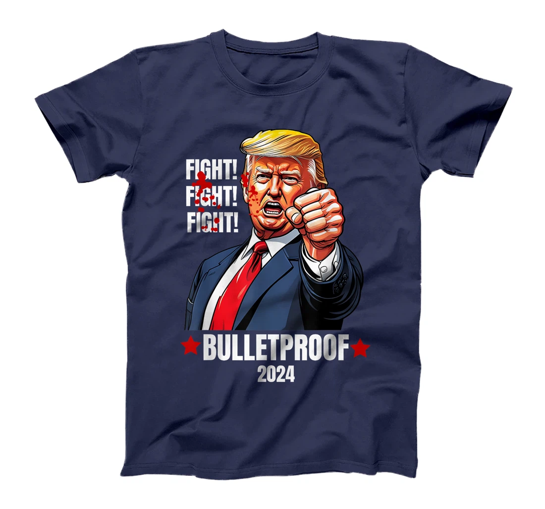 Trump Shot Bulletproof Bloody Ear Bleeding Butler PA Trump T-Shirt