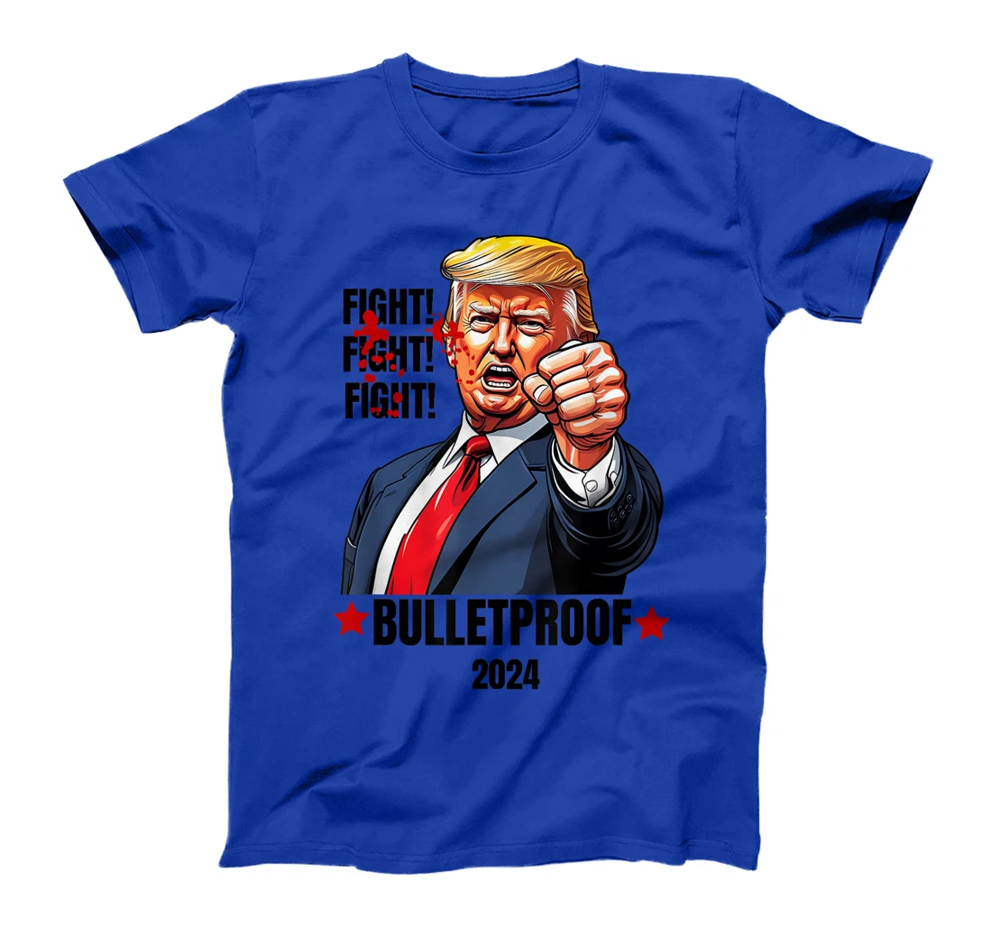 Trump Shot Bulletproof Bloody Ear Bleeding Butler PA Trump T-Shirt