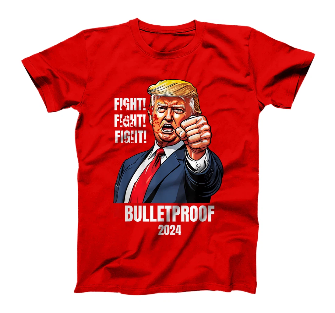 Trump Shot Bulletproof Bloody Ear Bleeding Butler PA Trump T-Shirt