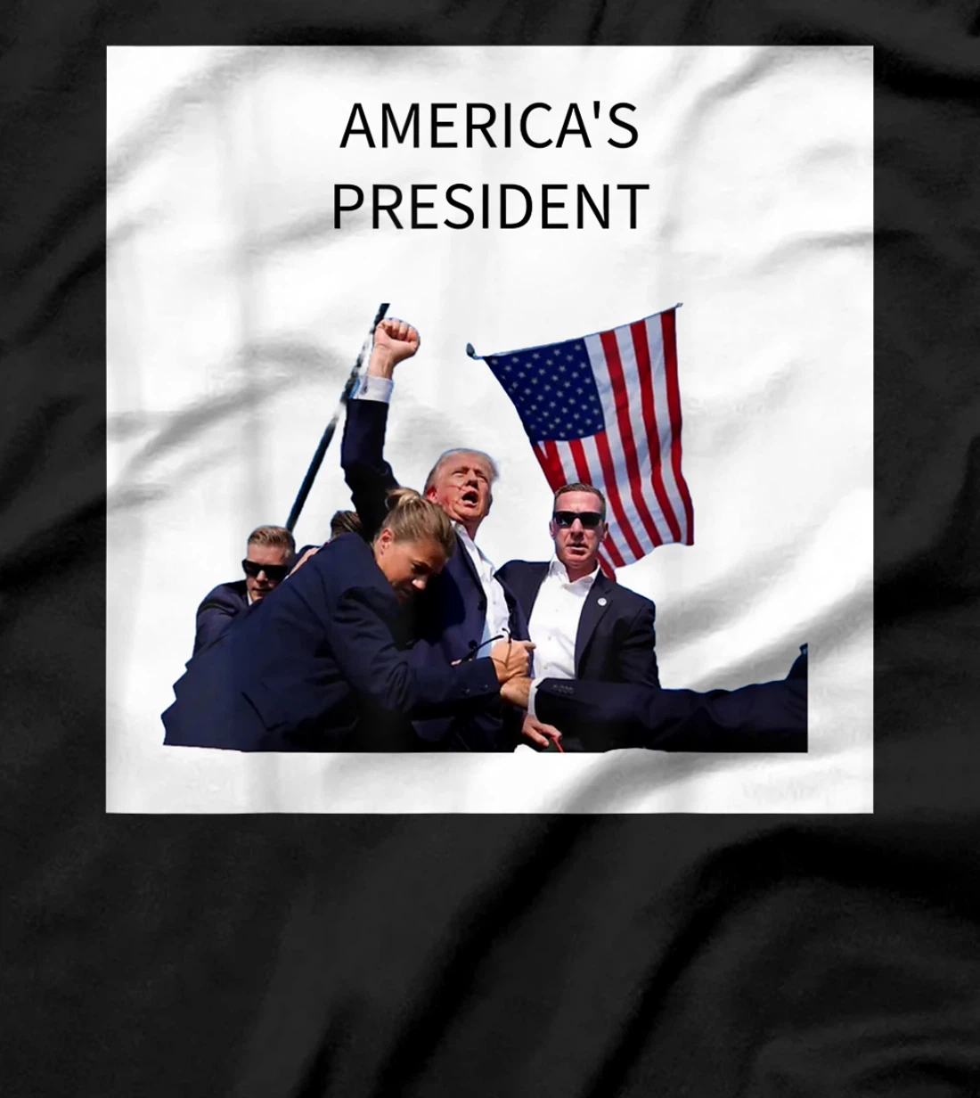 AMERICA'S PRESIDENT, TRUMP FIST IN AIR T-Shirt