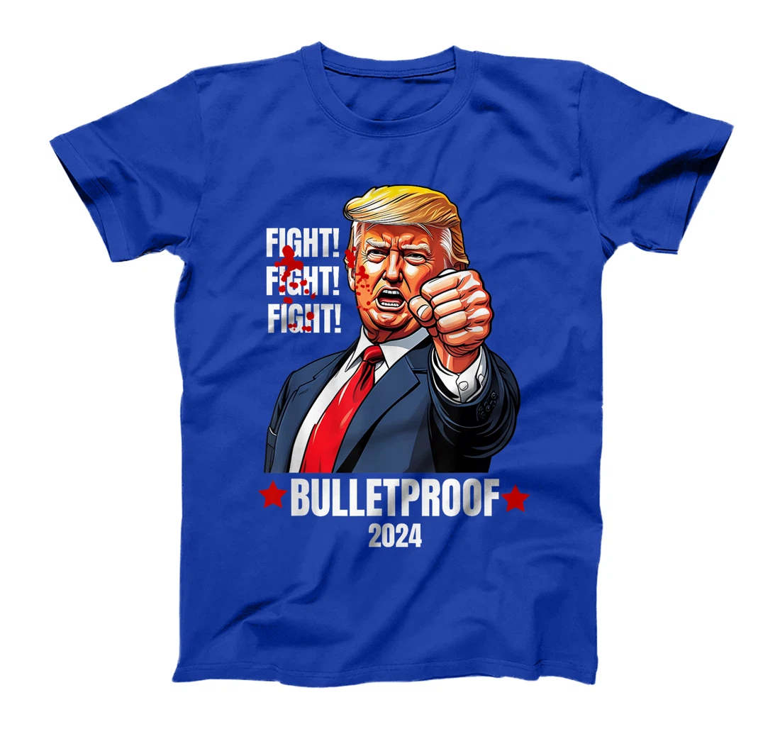 Trump Shot Bulletproof Bloody Ear Bleeding Butler PA Trump T-Shirt