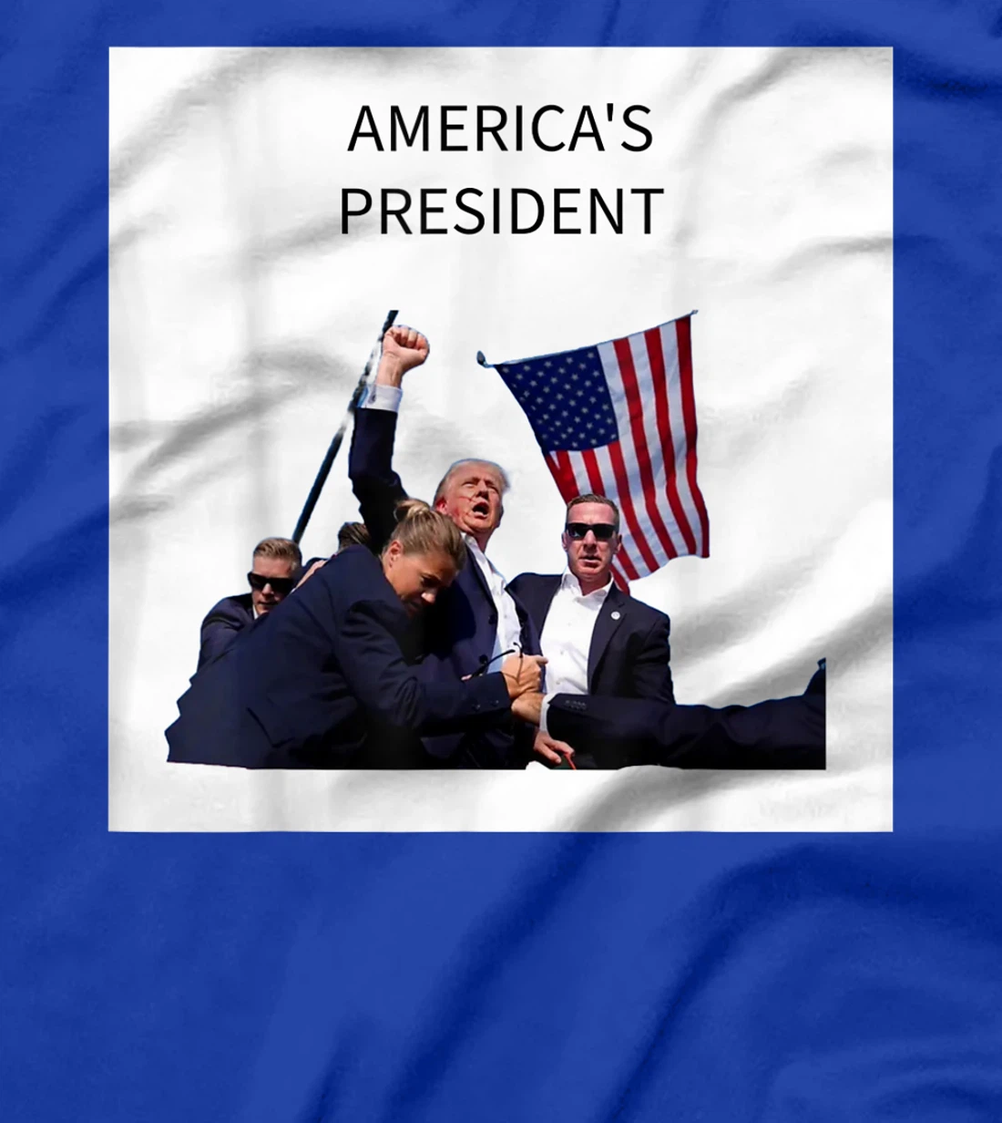 AMERICA'S PRESIDENT, TRUMP FIST IN AIR T-Shirt