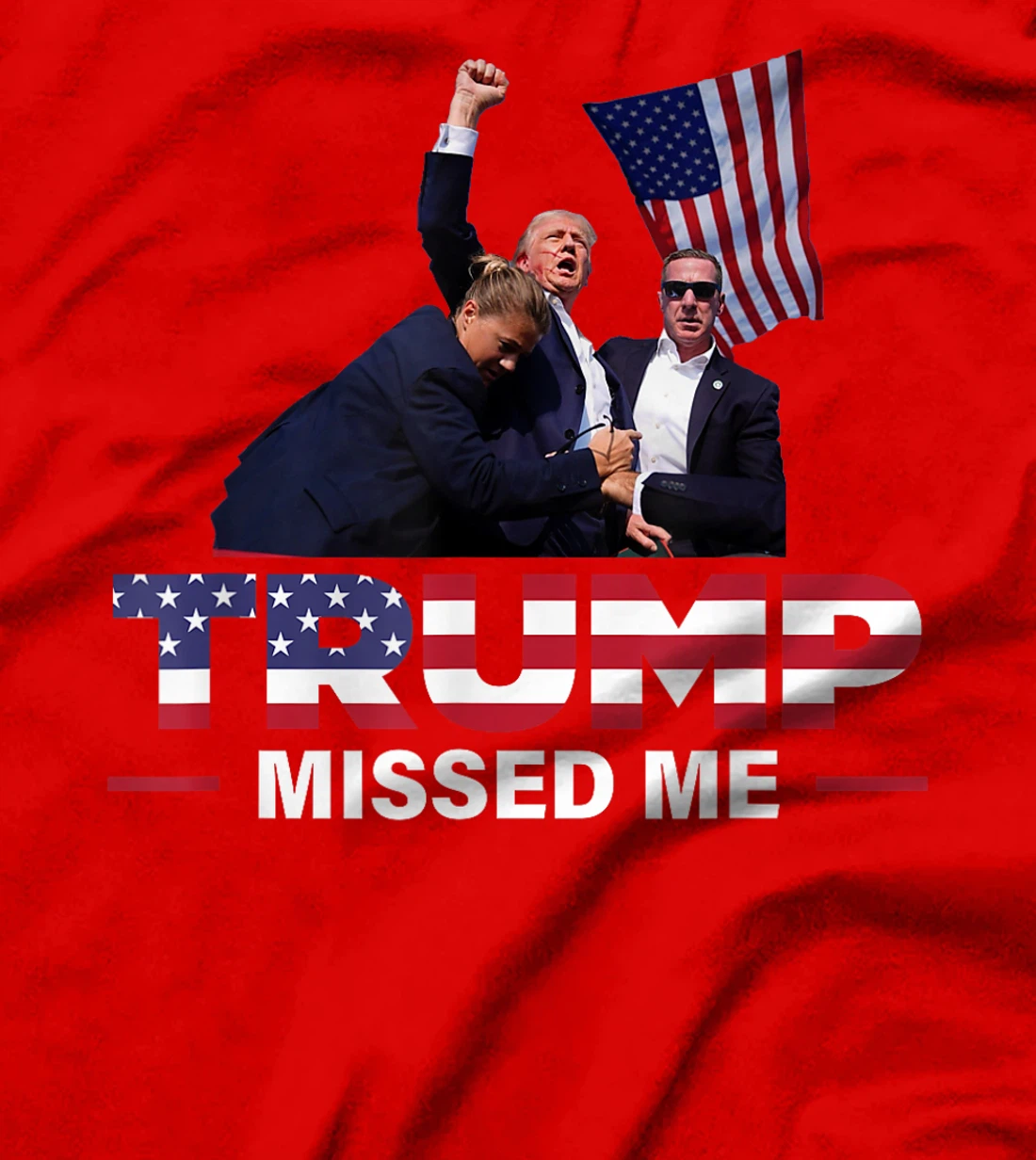 Donald Trump 2024 - Missed Me Survived Shot At Election T-Shirt