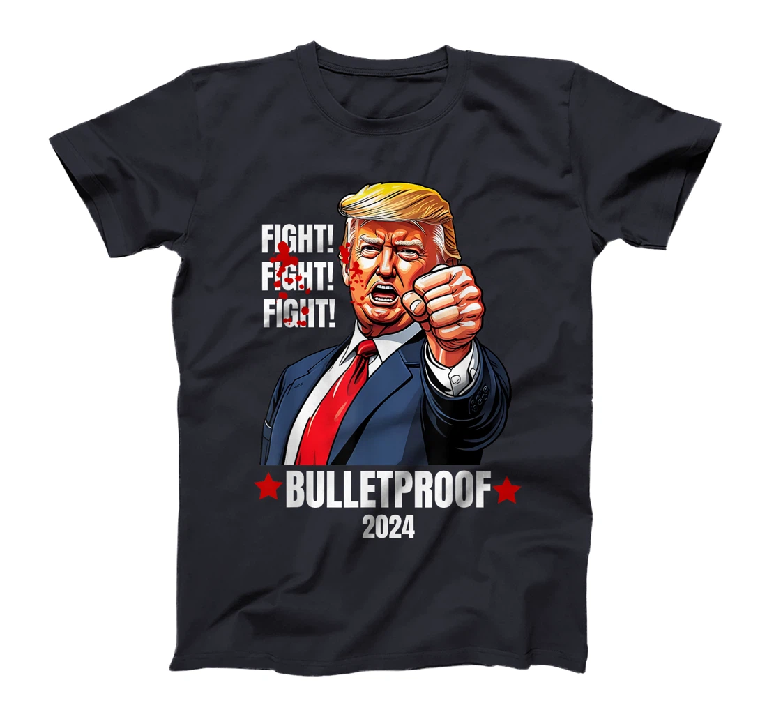 Trump Shot Bulletproof Bloody Ear Bleeding Butler PA Trump T-Shirt