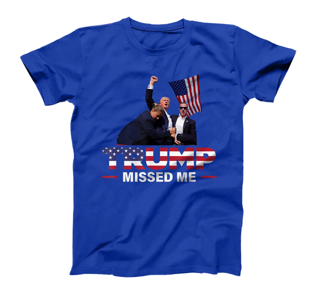 Donald Trump 2024 - Missed Me Survived Shot At Election T-Shirt