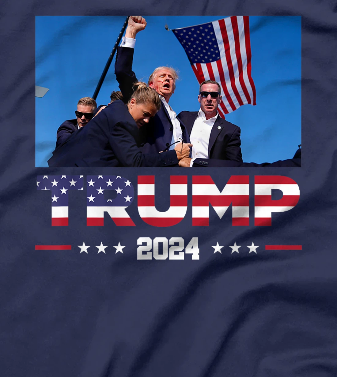 Donald Trump 2024 Survived Shot At Election Rally T-Shirt