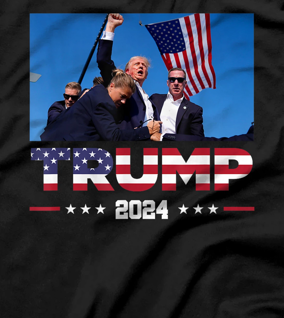 Donald Trump 2024 Survived Shot At Election Rally T-Shirt