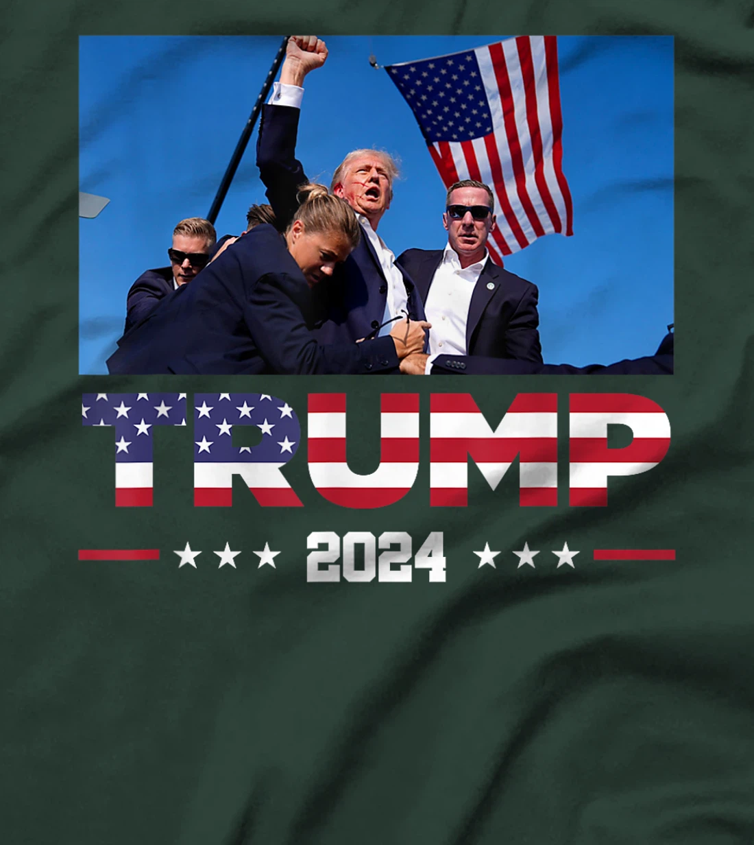 Donald Trump 2024 Survived Shot At Election Rally T-Shirt