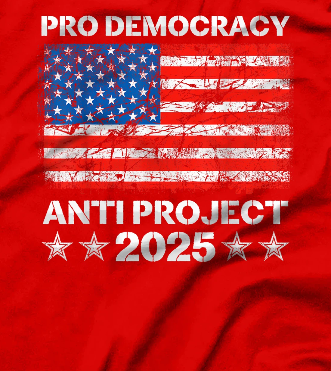Pro Democracy Anti Project 2025 Stop Project 2025 Anti Trump T-Shirt