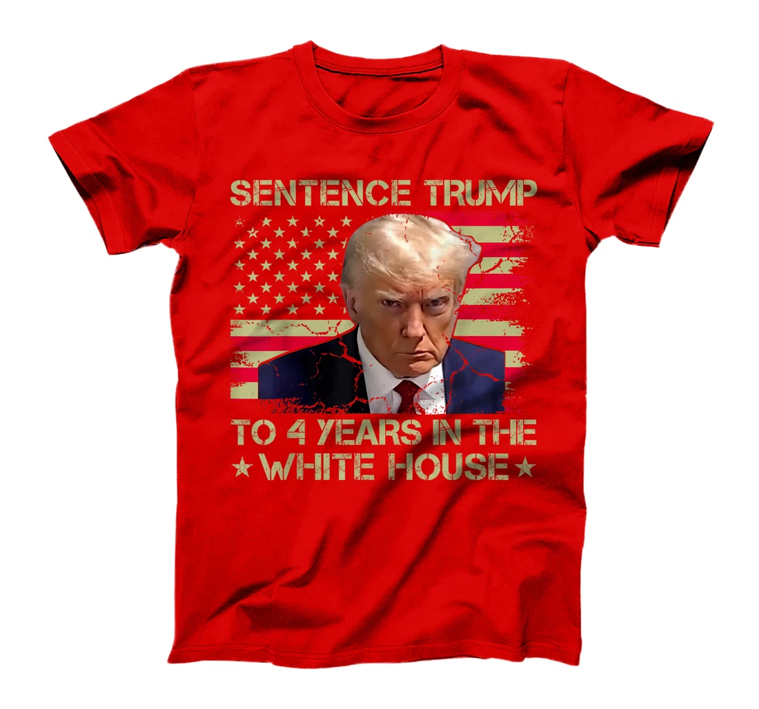Womens Sentence Trump To 4 Years In The White House 2024 Elections T-Shirt