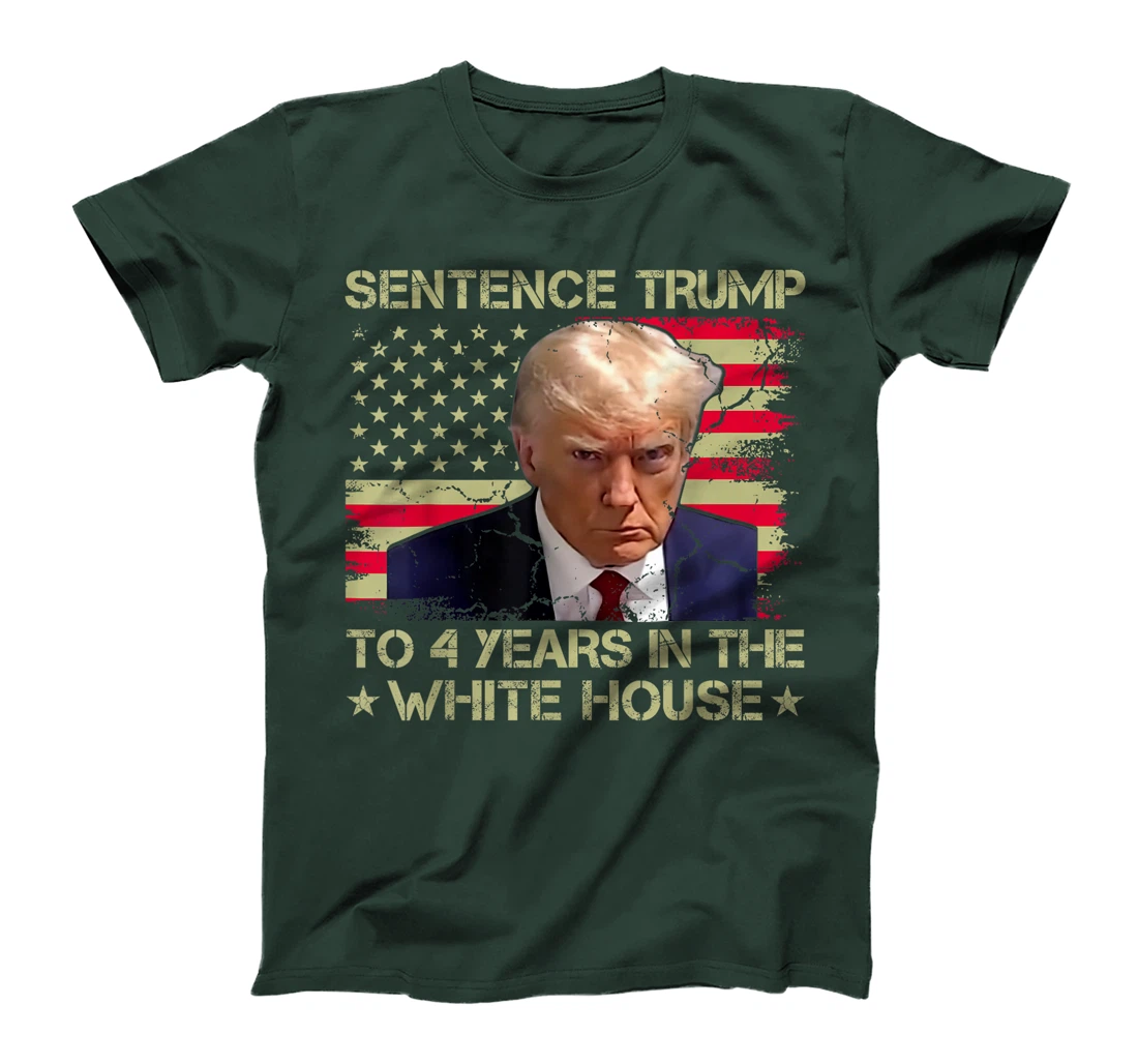 Womens Sentence Trump To 4 Years In The White House 2024 Elections T-Shirt