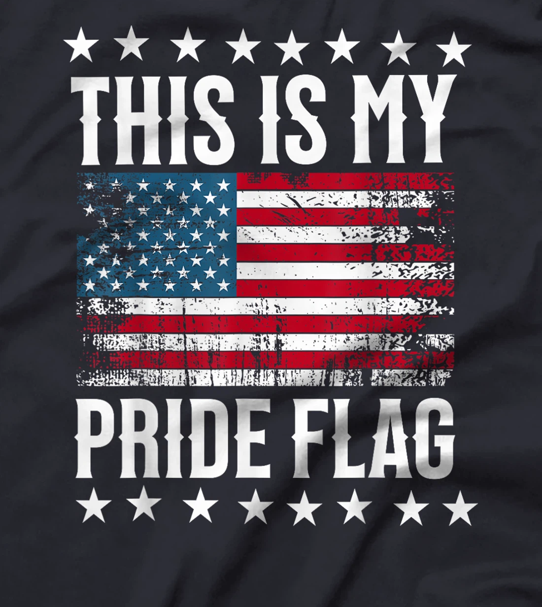 This Is My Pride Flag Trump 2024 American Flag 4th of July T-Shirt