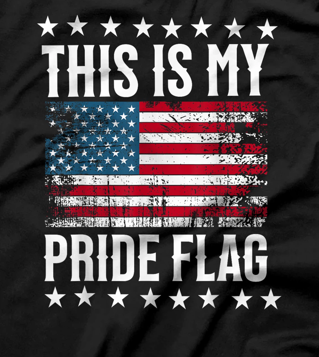 This Is My Pride Flag Trump 2024 American Flag 4th of July T-Shirt