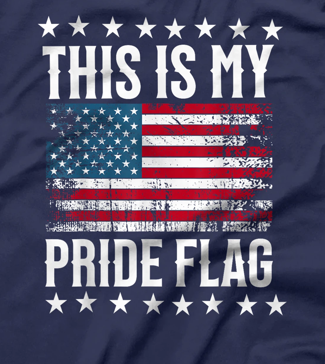 This Is My Pride Flag Trump 2024 American Flag 4th of July T-Shirt