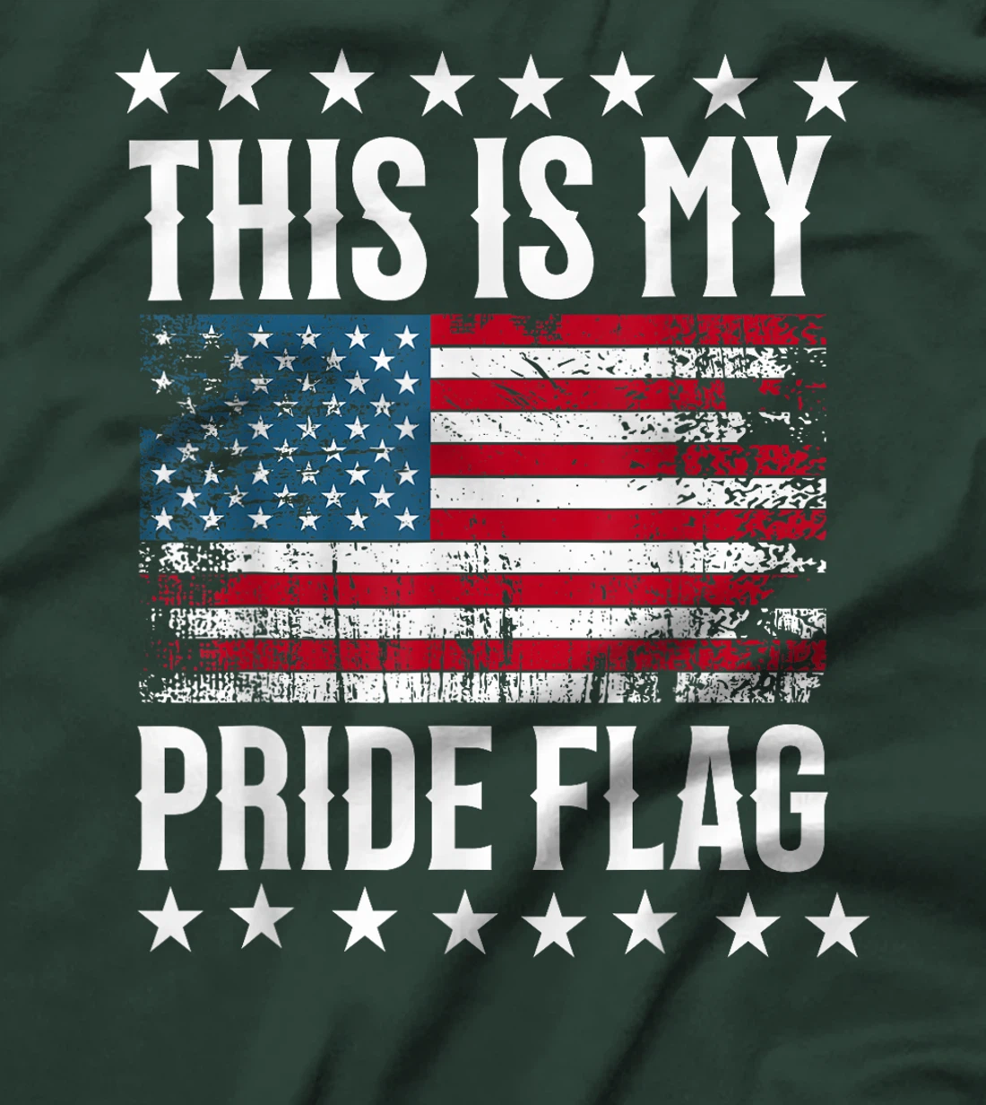 This Is My Pride Flag Trump 2024 American Flag 4th of July T-Shirt