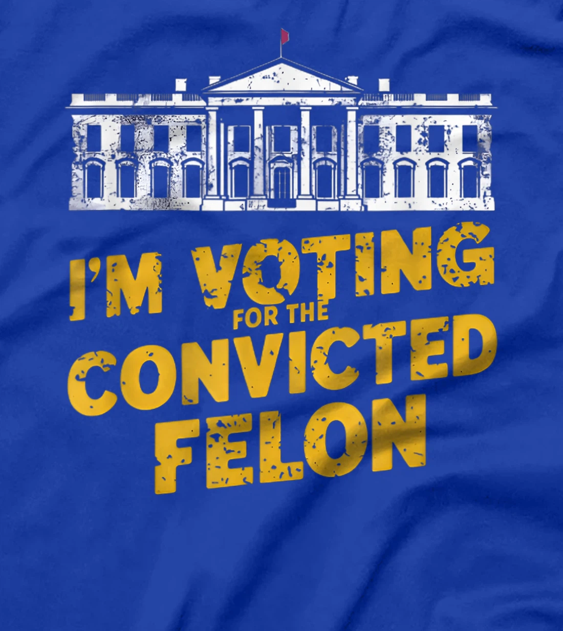 I'm Voting For The Convicted Felon Funny Pro Trump 2024 T-Shirt