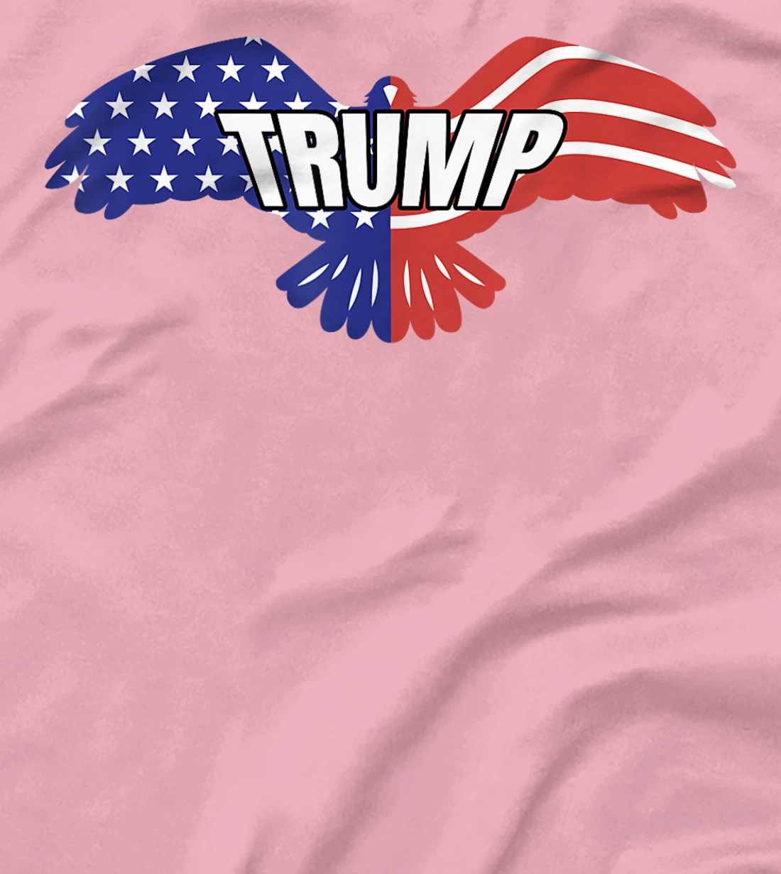 Patriotic US Flag Bald Eagle Trump 2024 Political T-Shirt