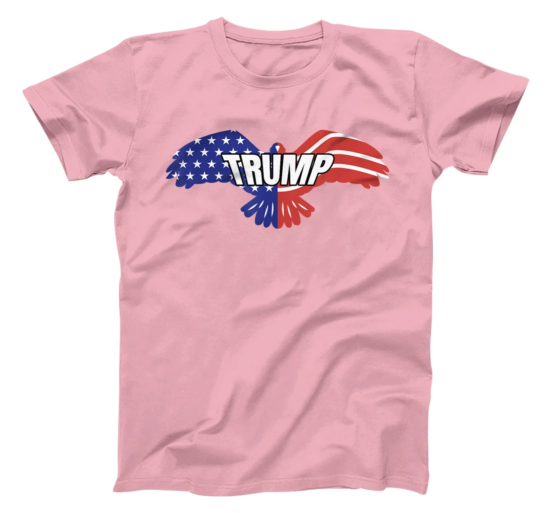 Patriotic US Flag Bald Eagle Trump 2024 Political T-Shirt