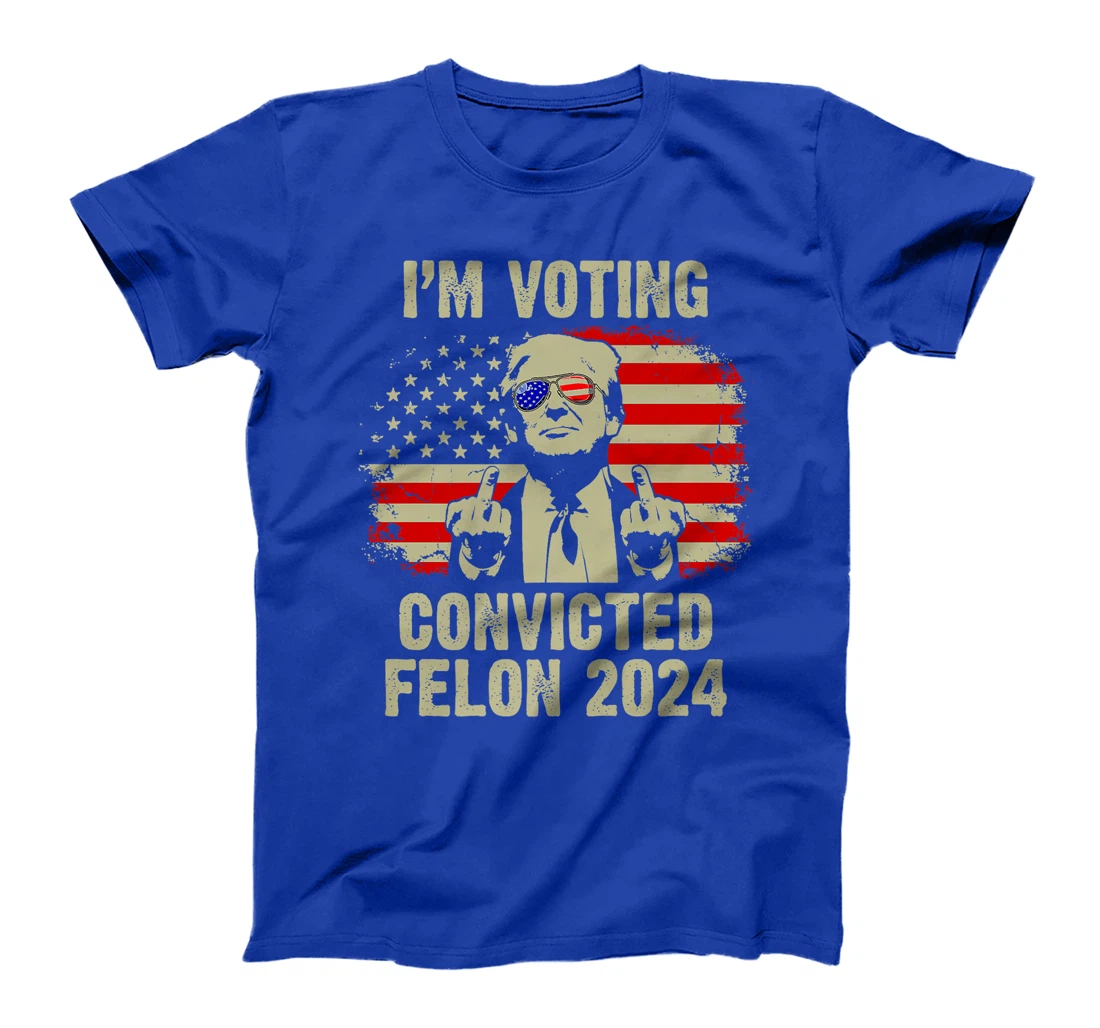 I'm Voting Convicted Felon 2024, Trump Funny Quote Premium T-Shirt