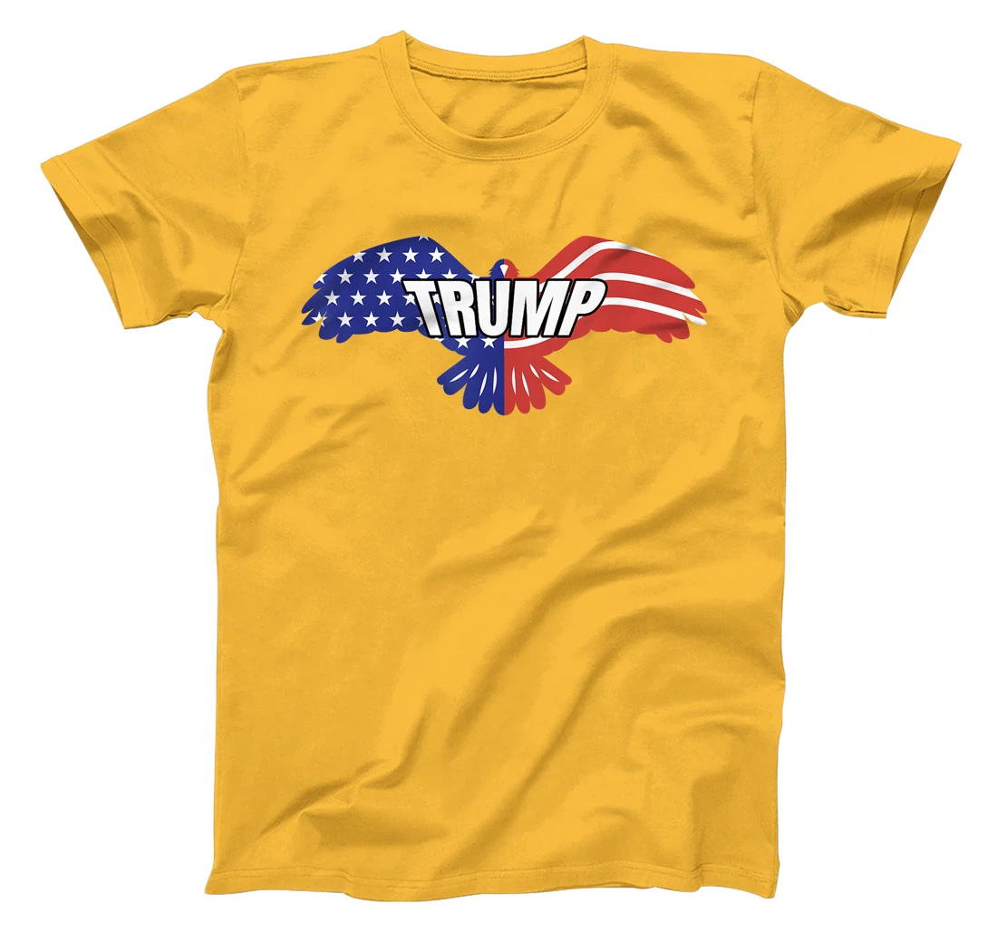 Patriotic US Flag Bald Eagle Trump 2024 Political T-Shirt