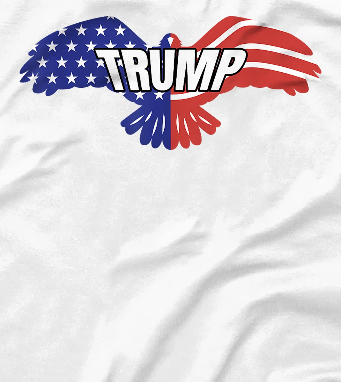 Patriotic US Flag Bald Eagle Trump 2024 Political T-Shirt