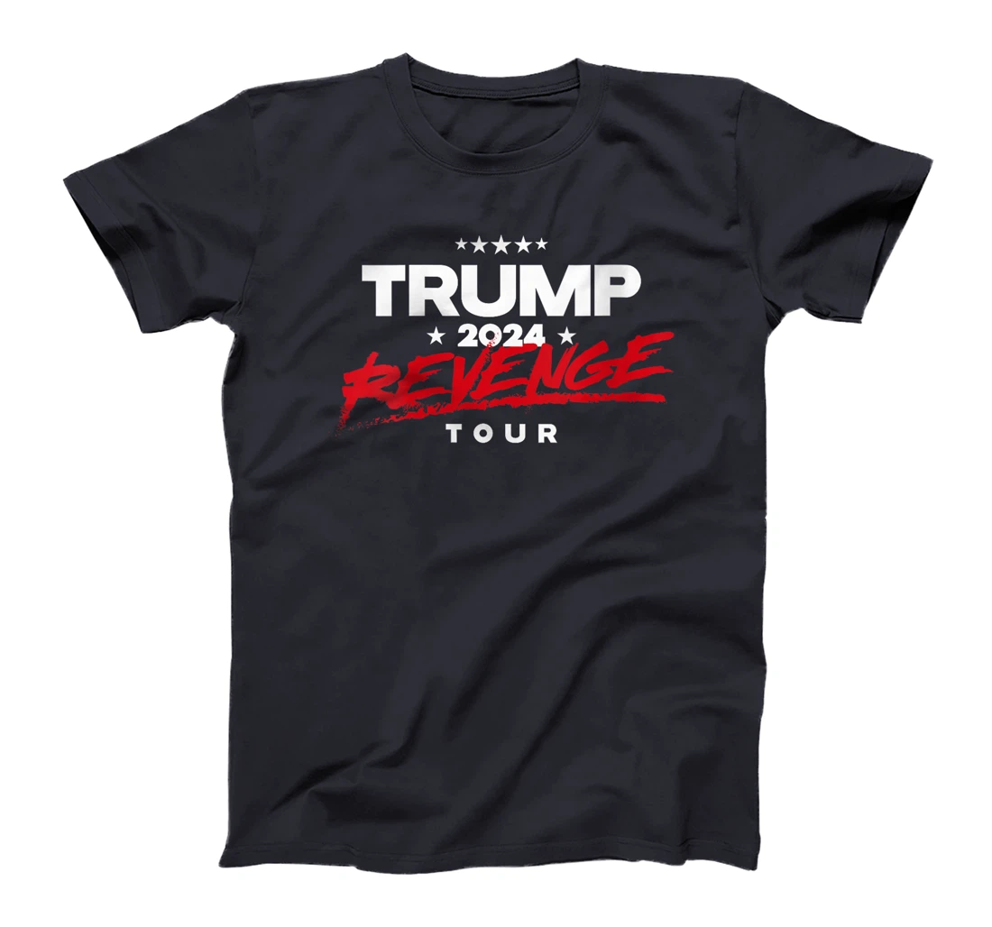 Womens Trump 2024 Revenge Tour Funny Ultra Maga Political Election T-Shirt