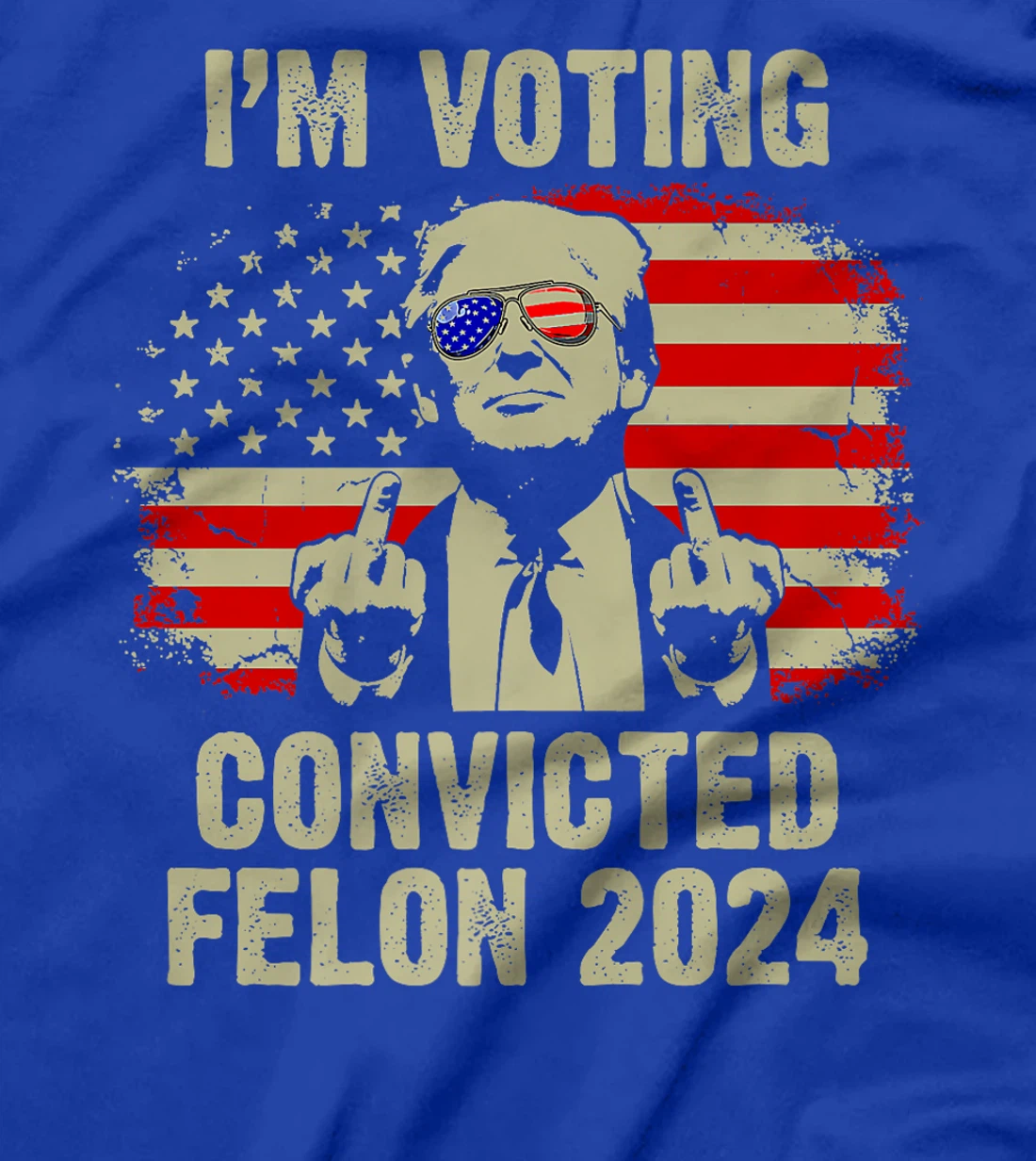 I'm Voting Convicted Felon 2024, Trump Funny Quote Premium T-Shirt